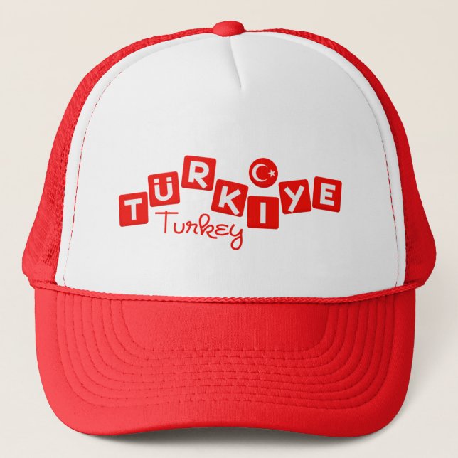 Boné Chapéu da TURQUIA - personalizar (Frente)