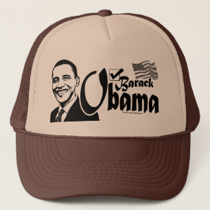 Boné Chapéu da verificação de Barack Obama