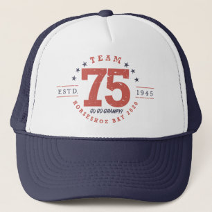 Boné Chapéu de 75 de aniversário