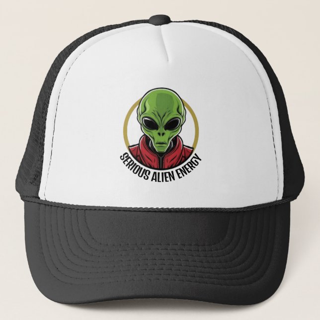 Boné Chapéu de Alien Verde (Frente)