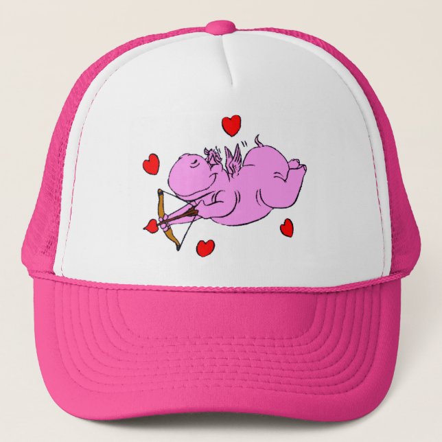 Boné Chapéu de Amor de Hipopótamo (Frente)