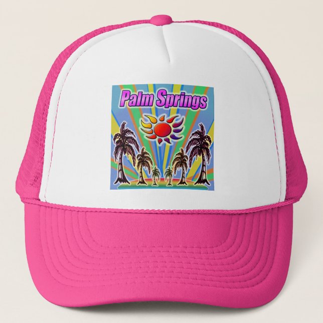 Boné Chapéu de Amor de Verão de Palm Springs (Frente)