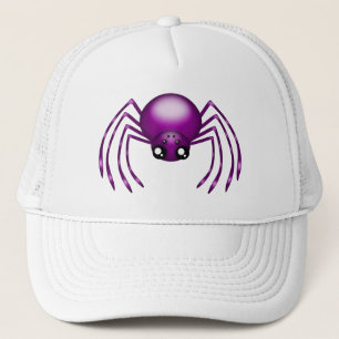 Boné Chapéu de Aranha de Cartoon Roxo