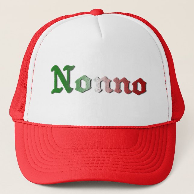 Boné Chapéu de Avô Italiano Nonno (Frente)