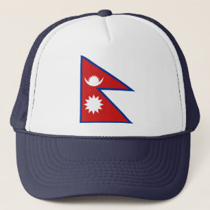Boné Chapéu de Bandeira do Nepal