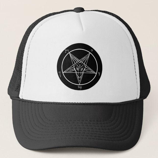Boné Chapéu de Baphomet (Frente)