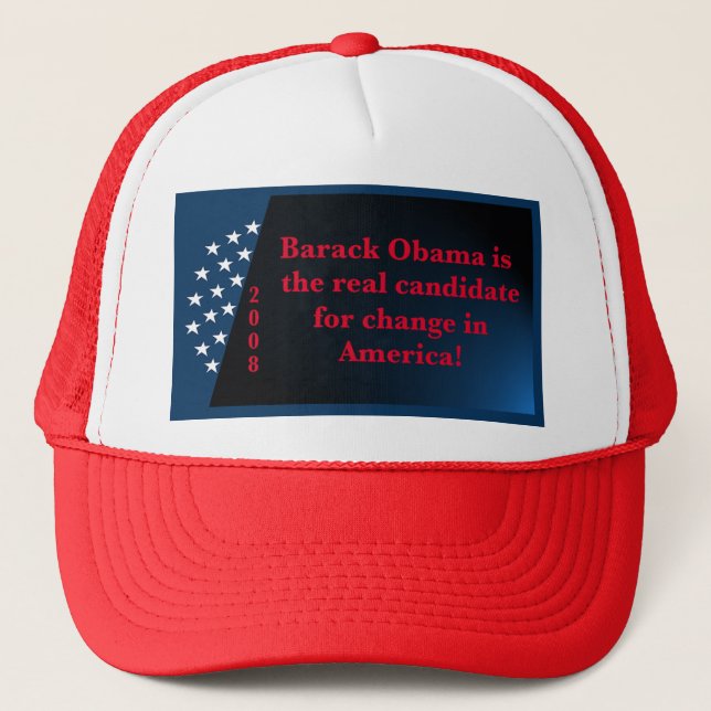 Boné Chapéu de Barack Obama (Frente)