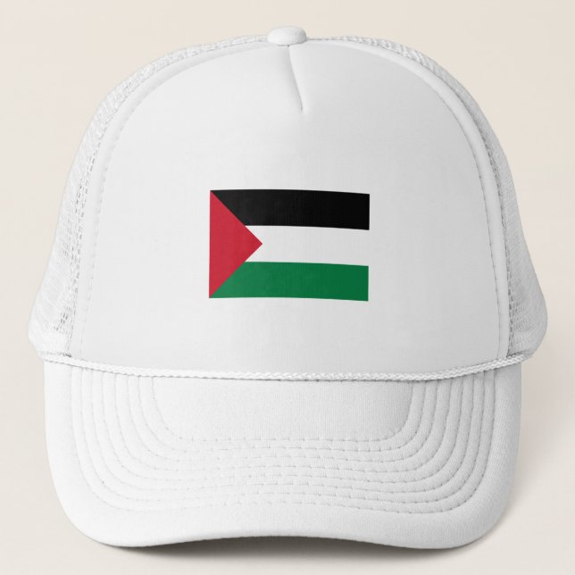 Boné Chapéu de Baseball com Bandeira Palestina (Frente)