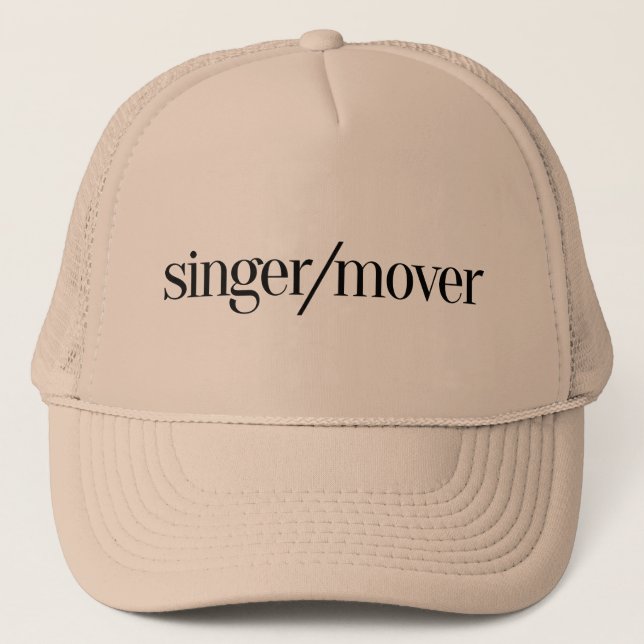 Boné Chapéu de Baseball Singer/Mover (Frente)