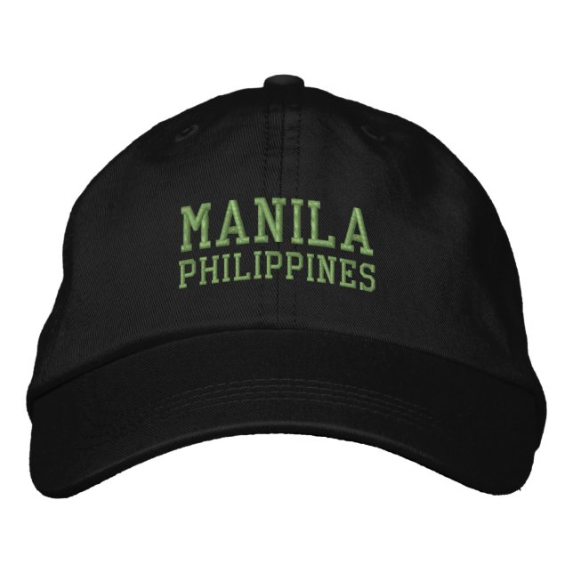 Boné Chapéu de basebol da Manila Filipinas (Frente)