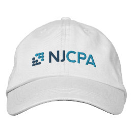 Boné Chapéu de basebol NJCPA - Branco