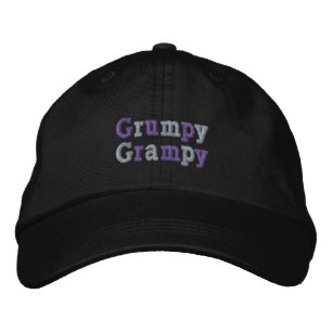 Boné Chapéu De Beisebol Embordado Com Grumpy Grampy