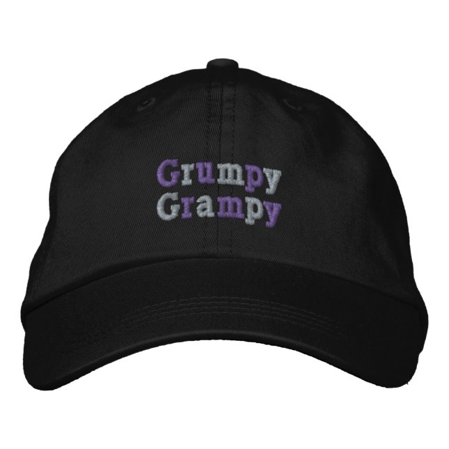 Boné Chapéu De Beisebol Embordado Com Grumpy Grampy (Frente)