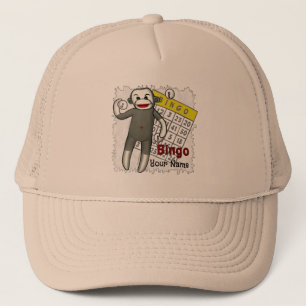 Boné Chapéu de Bingo Macaco Sock