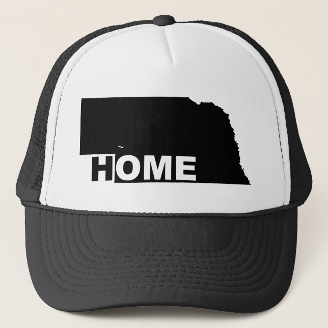 Boné Chapéu de Bola de Casa Fora do Estado de Nebraska (Frente)
