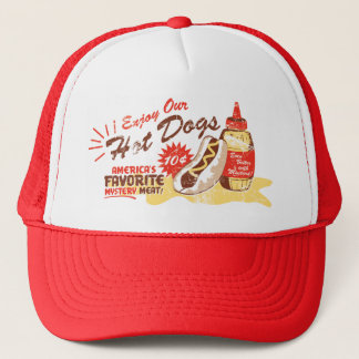 Boné Chapéu de cachorro quente (vermelho)
