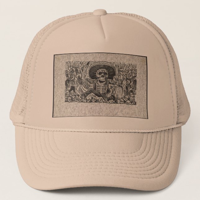 Boné Chapéu de Calavera (Frente)