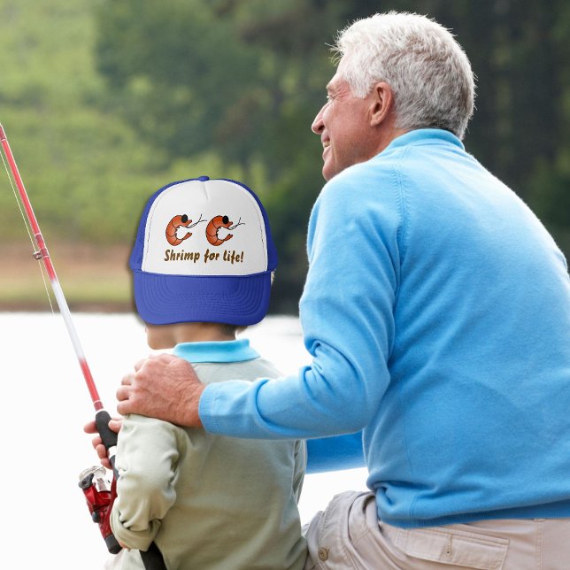 Boné Chapéu de camarão-marisco engraçado (Make memories)