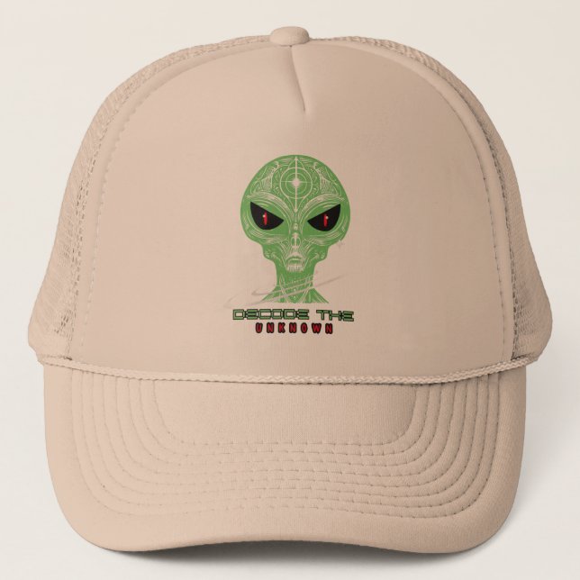 Boné Chapéu de Caminhoneiro Alienígena Engraçado – Pres (Frente)
