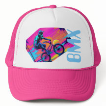 Chapéu de caminhoneiro BMX estilo retro 1980