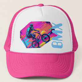 Boné Chapéu de caminhoneiro BMX estilo retro 1980