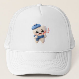 Boné Chapéu de Caminhoneiro com Personagem de Dente Fof
