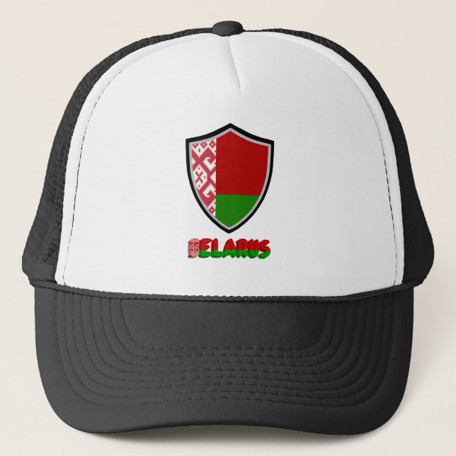 Boné Chapéu de caminhoneiro da Bielorrússia (Frente)