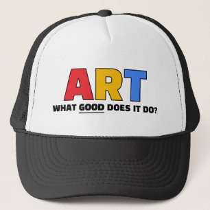 Boné Chapéu de Caminhoneiro de Arte