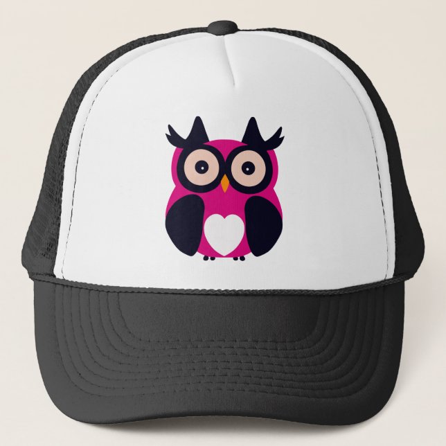 Boné Chapéu de caminhoneiro de coruja 🦉 (Frente)