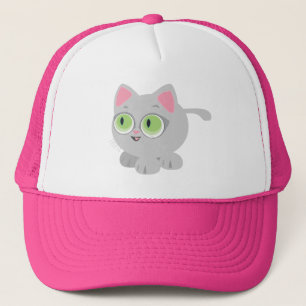 Boné Chapéu de Caminhoneiro de Gatinho Gatinho, Estilo