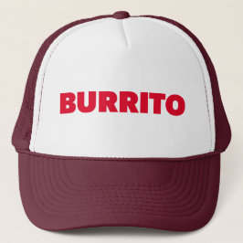 Boné Chapéu de caminhoneiro divertido do BURRITO