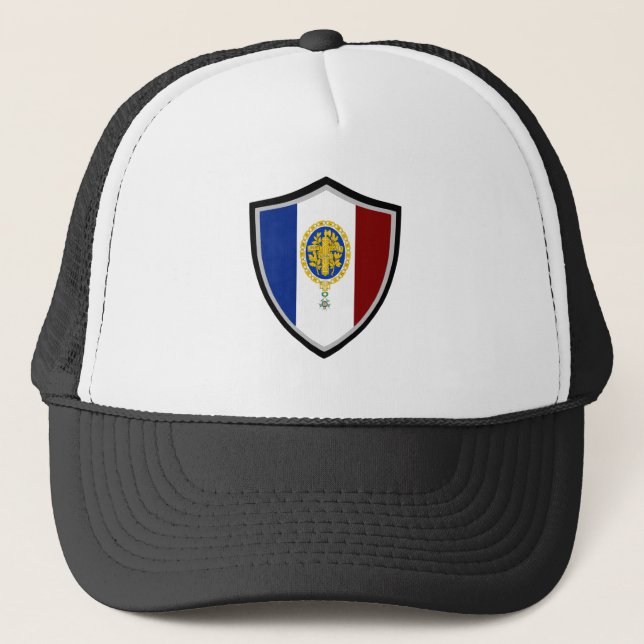 Boné Chapéu de caminhoneiro emblema francês (Frente)