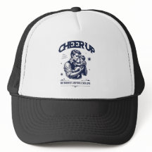 CHAPÉU DE CAMINHONEIRO PARA HOMENS ÁNIMO PAI 
