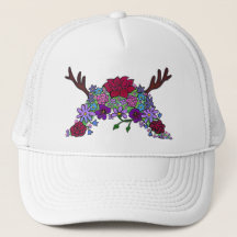 Chapéu de Caminhoneiro Rainha Flor Silvestre Selva