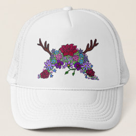 Boné Chapéu de Caminhoneiro Rainha Flor Silvestre Selva
