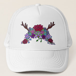 Boné Chapéu de Caminhoneiro Rainha Flor Silvestre Selva