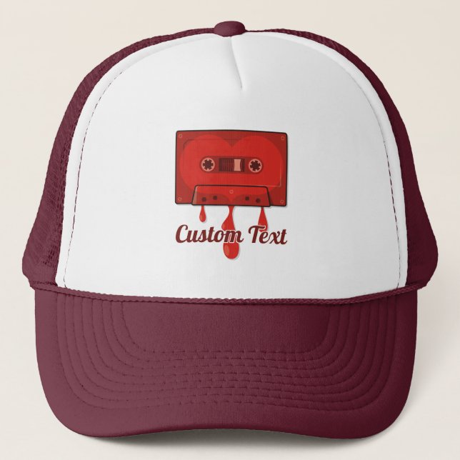 Boné Chapéu de camionete vermelho (Frente)