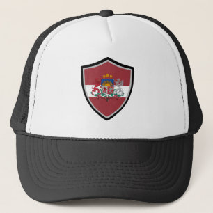 Boné Chapéu de camionista de armas de bandeira casaco d