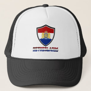 Boné Chapéu de camionista de armas de bandeira casaco n
