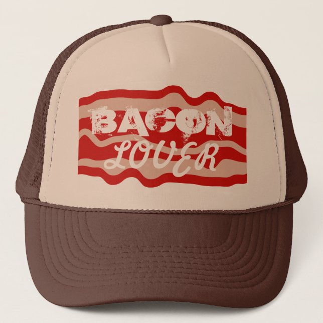Boné Chapéu de camionista de Bacon (Frente)