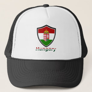 Boné Chapéu de camionista de bandeira casaco húngaro