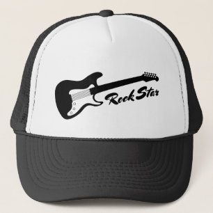 Boné Chapéu de camionista de música rock star
