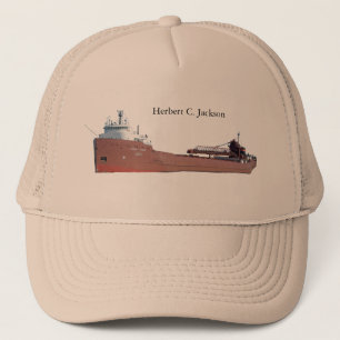 Boné Chapéu de camionista Herbert C. Jackson