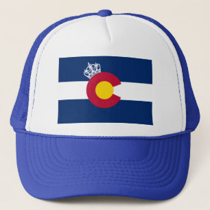 Boné Chapéu de camponês real da bandeira do Colorado