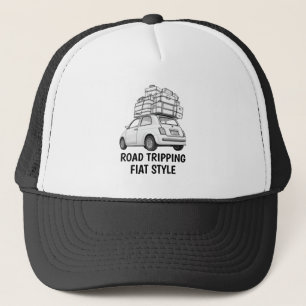 Boné Chapéu de Carro Branco Fiat
