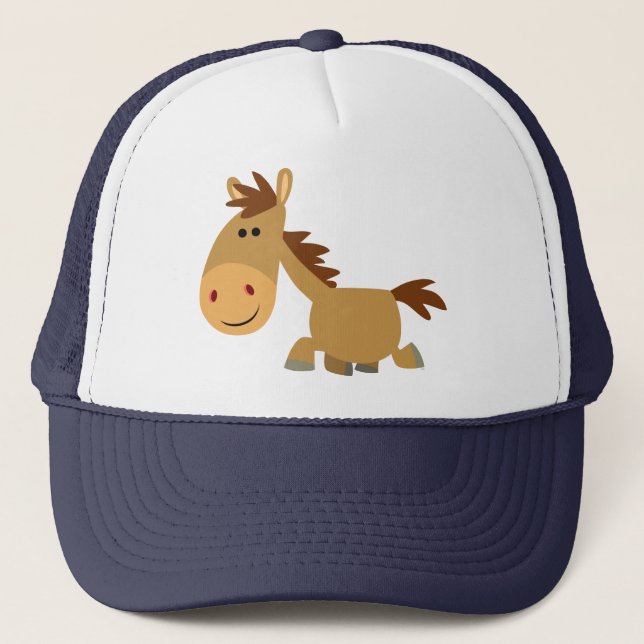 Boné Chapéu de Cavalo de Desenho Animado Fofo Doce (Frente)
