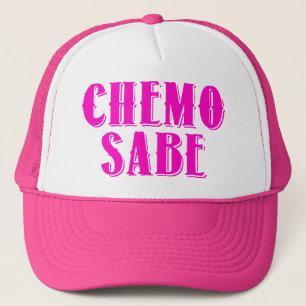 Boné Chapéu de Chemo Sabe no rosa