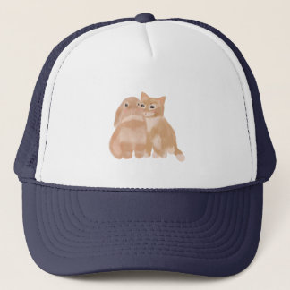 Boné chapéu de coelho e gato!