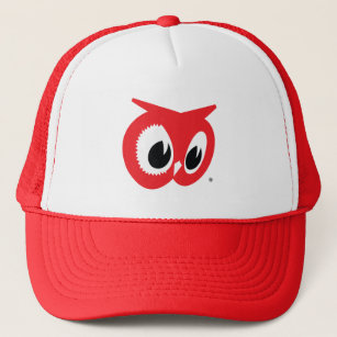 Boné Chapéu de Coruja Vermelha - Chapéu de Caminhoneiro