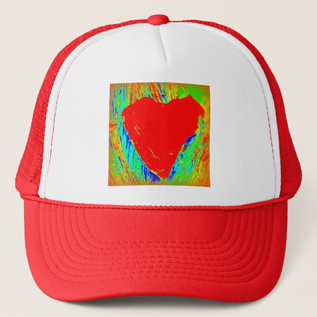 Boné chapéu de dia de os namorados vermelho (Frente)